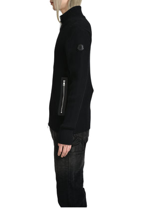 ZIP UP KNIT / BLK (999)