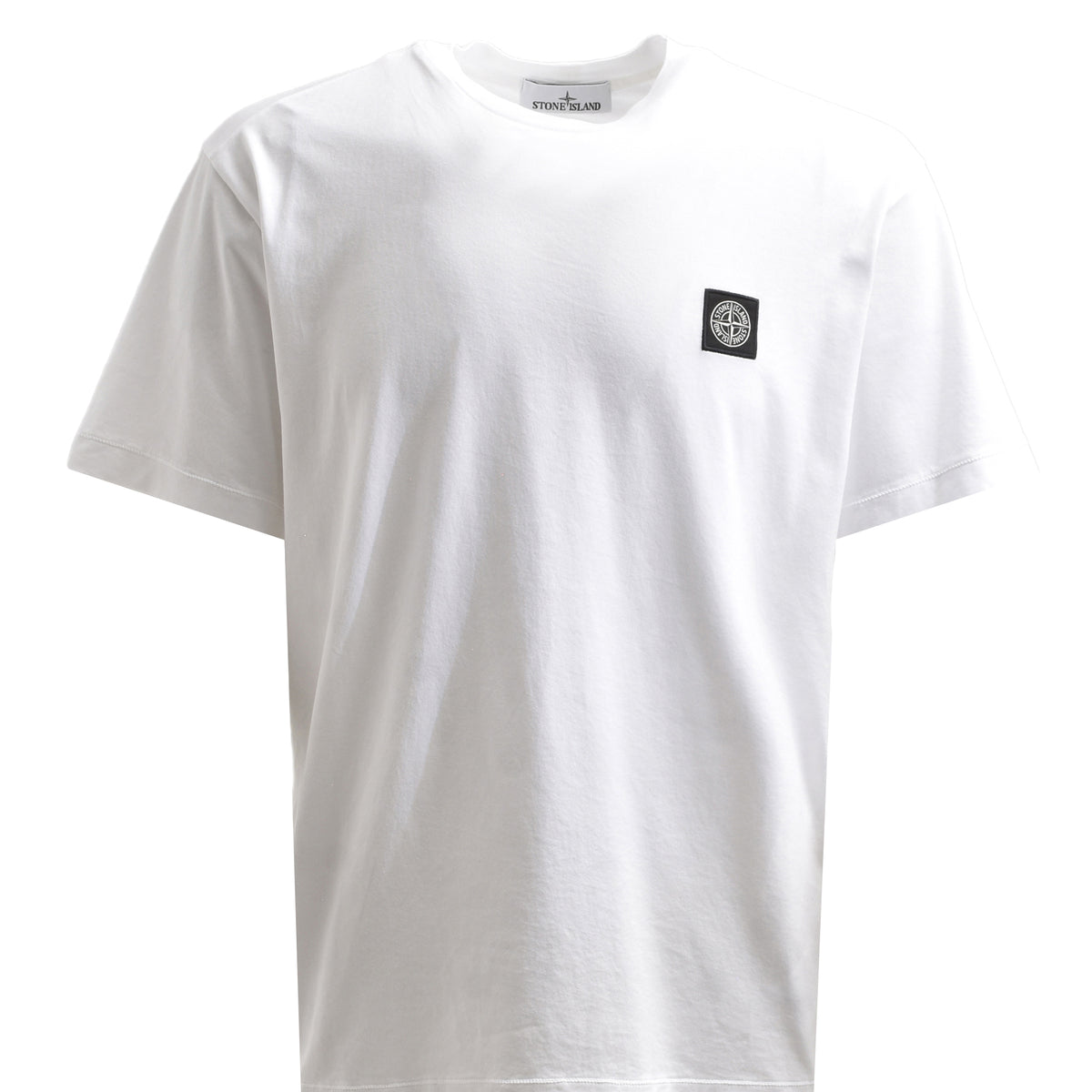 STONE ISLAND ストーンアイランド SS24 LOGO PATCH T-SHIRT / WHT - NUBIAN