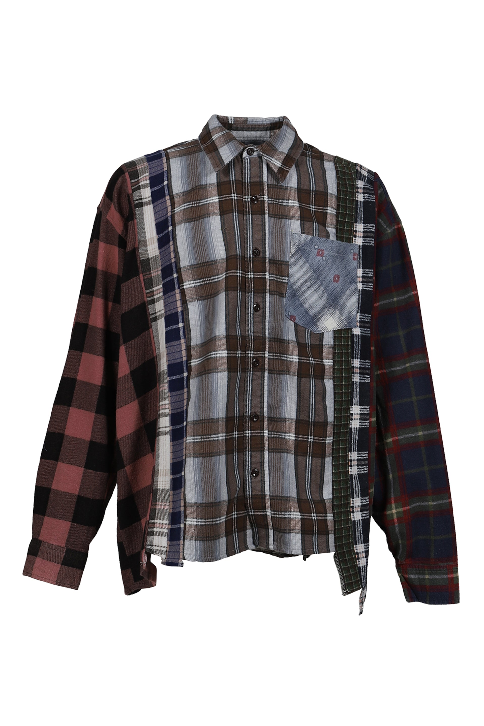 FLANNEL SHIRT -> 7 CUTS WIDE SHIRT / ASSORT