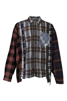 FLANNEL SHIRT -> 7 CUTS WIDE SHIRT / ASSORT