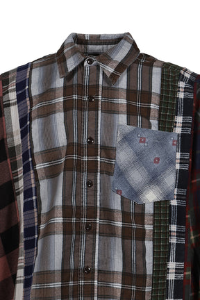 FLANNEL SHIRT -> 7 CUTS WIDE SHIRT / ASSORT