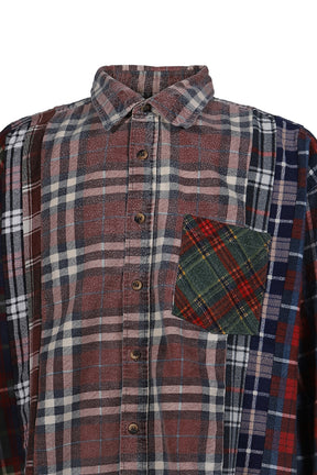 FLANNEL SHIRT -> 7 CUTS WIDE SHIRT / ASSORT