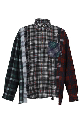 FLANNEL SHIRT -> 7 CUTS WIDE SHIRT / ASSORT