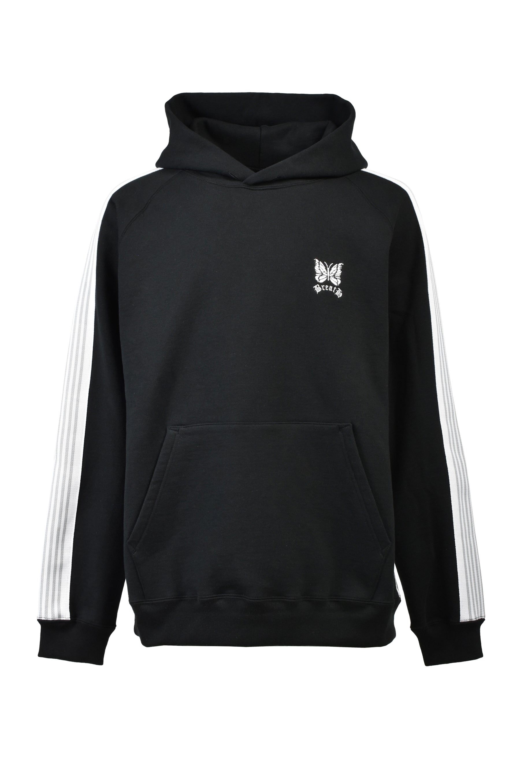 BREATH × Needles TRACK HOODY - SWEAT / BLK WHT