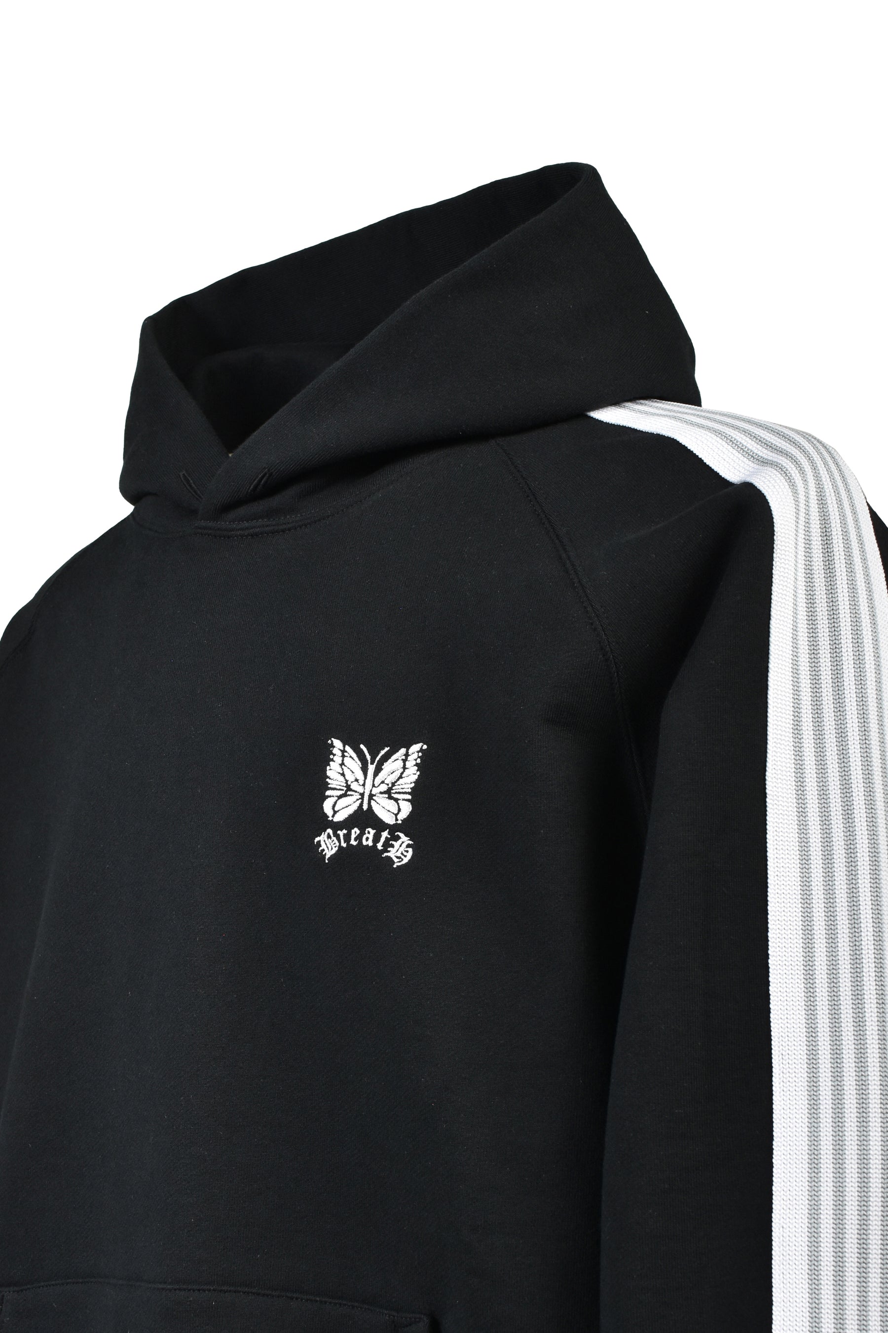 BREATH × Needles TRACK HOODY - SWEAT / BLK WHT