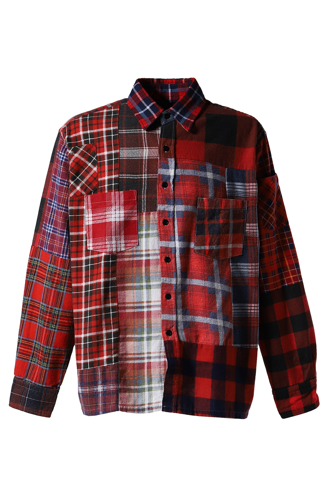 FLANNEL SHIRT -> STRAIGHT HEM SHIRT / ASSORTED