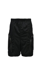 BH LOGO MESH CARGO SHORTS / BLK