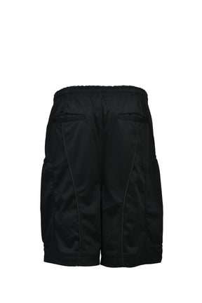 BH LOGO MESH CARGO SHORTS / BLK