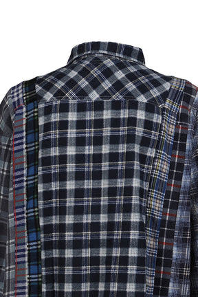 FLANNEL SHIRT -> 7 CUTS WIDE SHIRT / ASSORT