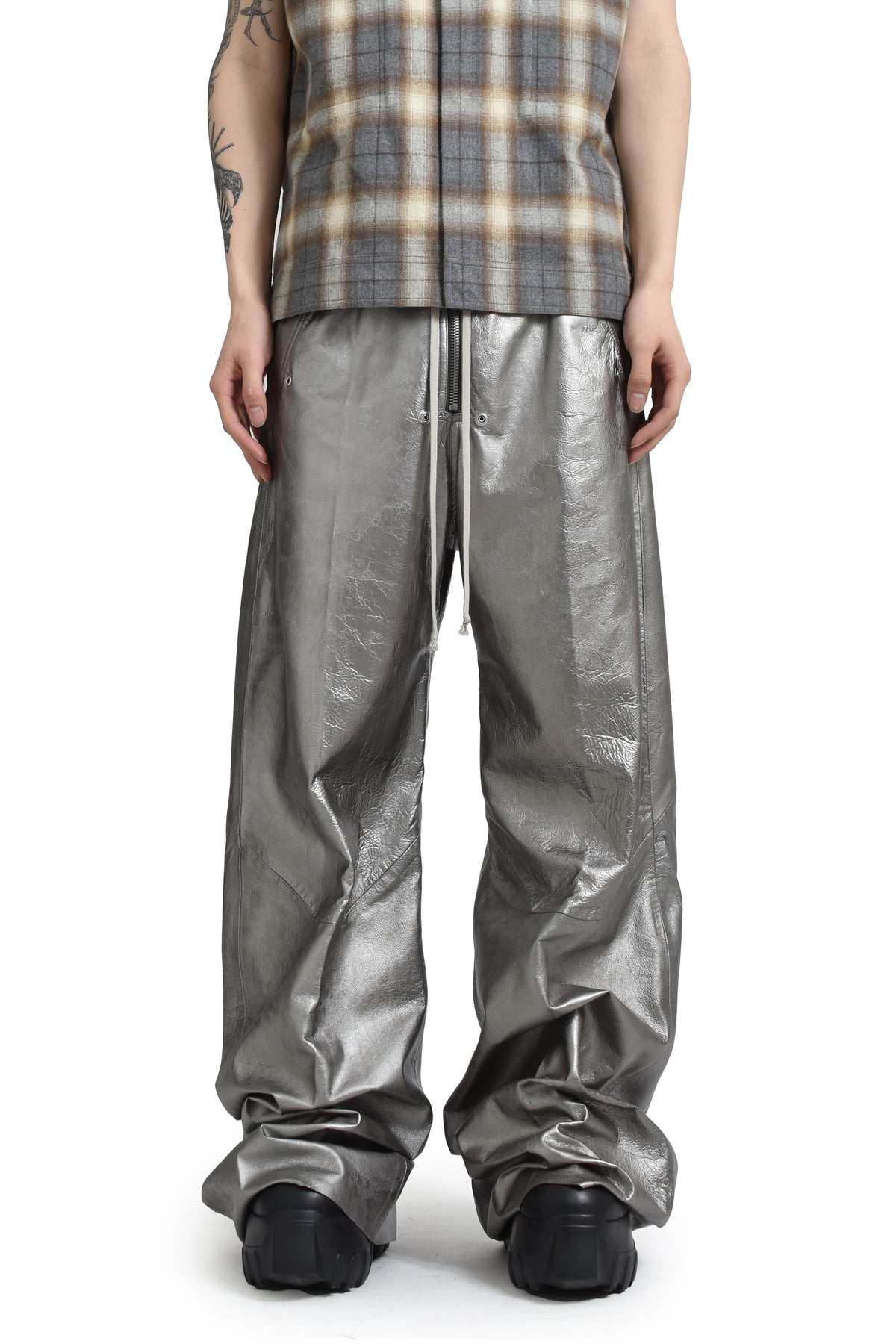 WIDE BELA PANTS / GUNMETAL