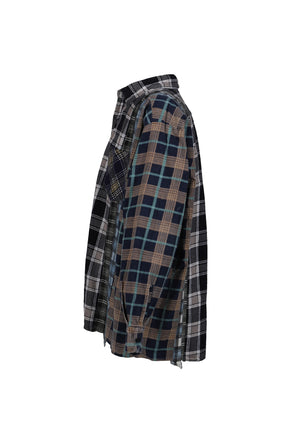 FLANNEL SHIRT -> 7 CUTS WIDE SHIRT / ASSORT