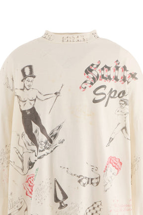 ALX_LS TEE/DRAWING / WHT