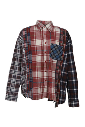 FLANNEL SHIRT -> 7 CUTS WIDE SHIRT / ASSORT