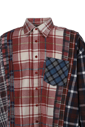 FLANNEL SHIRT -> 7 CUTS WIDE SHIRT / ASSORT