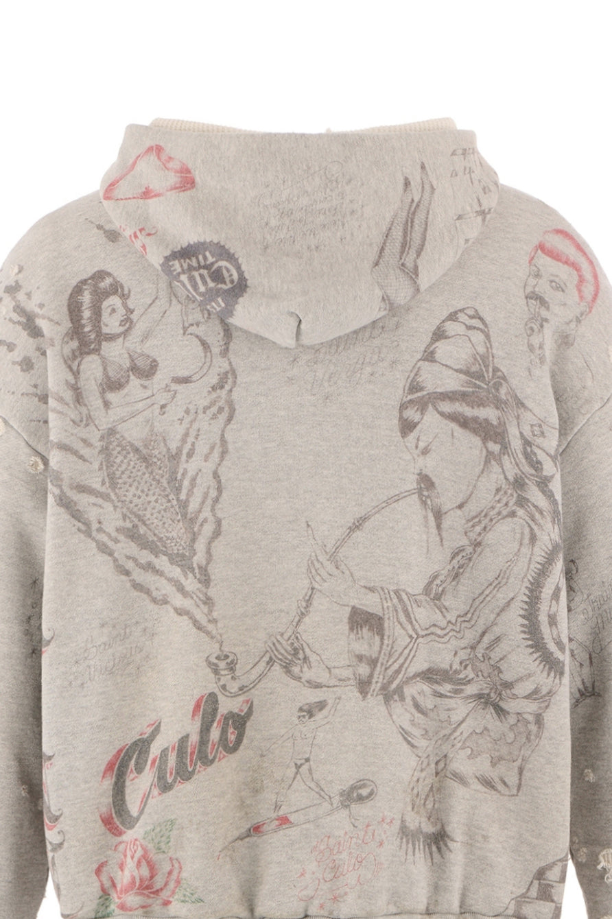 ALX_HOODIE/DRAWING / GRY