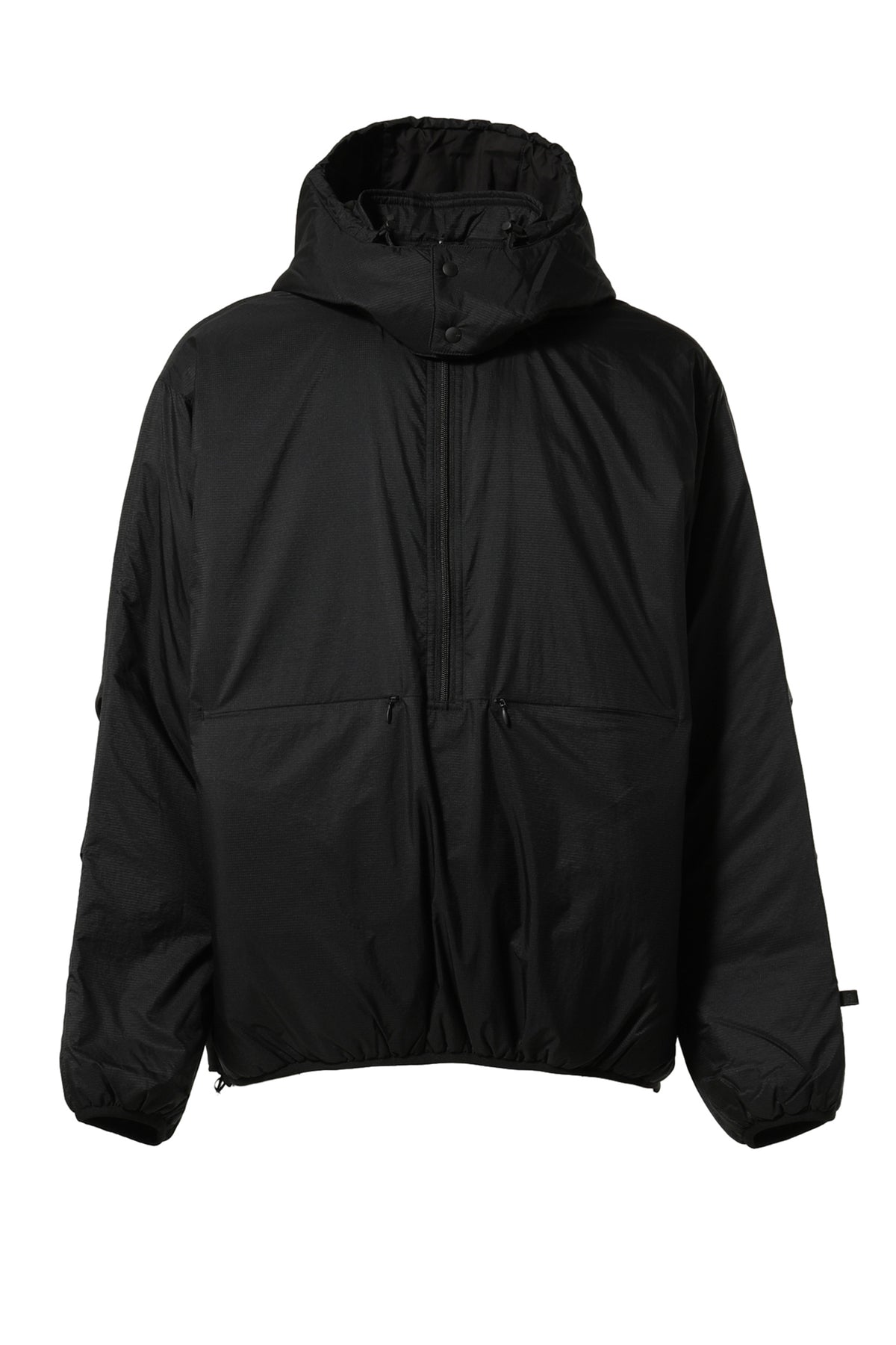 TECH REVERSIBLE PULLOVER PUFF JACKET / BLK