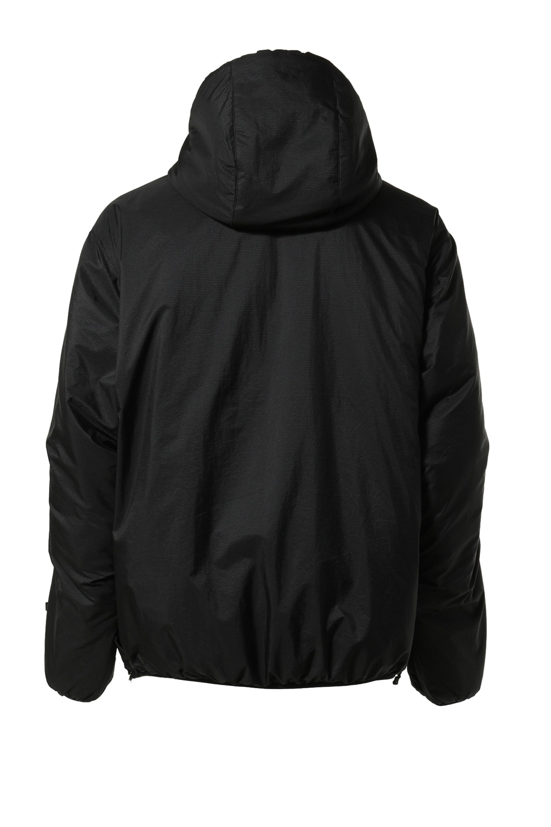 TECH REVERSIBLE PULLOVER PUFF JACKET / BLK