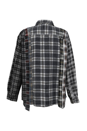 FLANNEL SHIRT -> 7 CUTS WIDE SHIRT / ASSORT