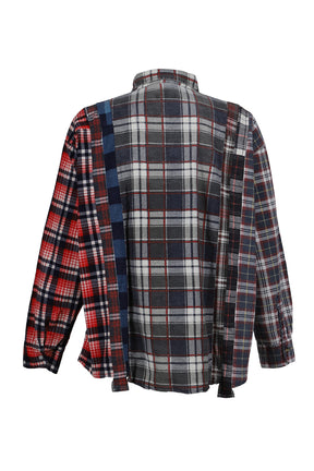 FLANNEL SHIRT -> 7 CUTS WIDE SHIRT / ASSORT
