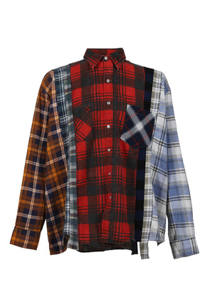 FLANNEL SHIRT -> 7 CUTS WIDE SHIRT / ASSORT
