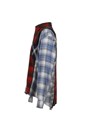 FLANNEL SHIRT -> 7 CUTS WIDE SHIRT / ASSORT