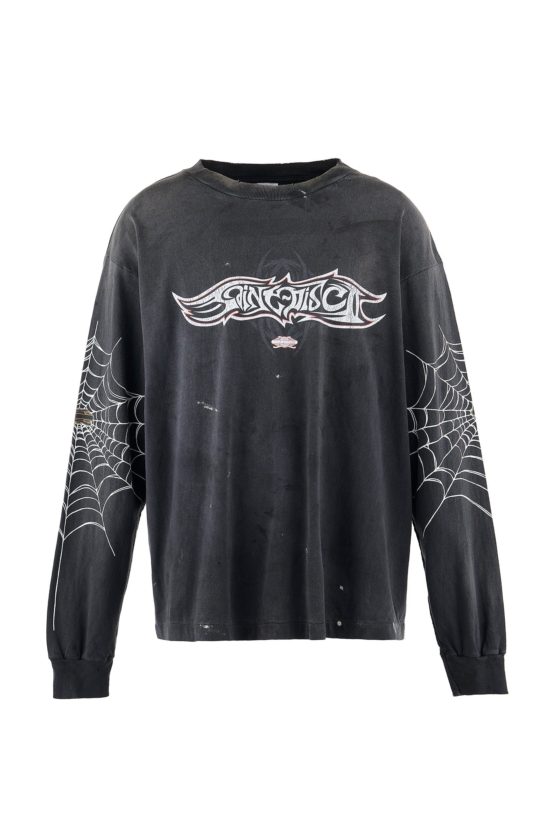 SAINT Mxxxxxx × TEFLON DISCO ML_LS TEE/INSANITY / BLK