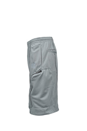 BH LOGO MESH CARGO SHORTS / GRY