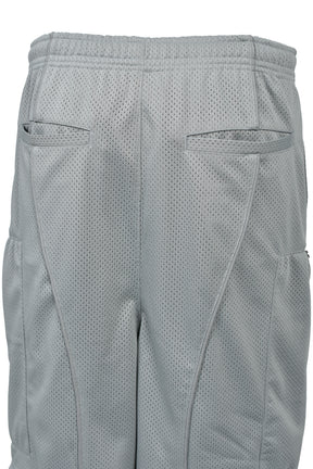 BH LOGO MESH CARGO SHORTS / GRY