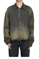 DENIM WORK BLOUSON / BLK
