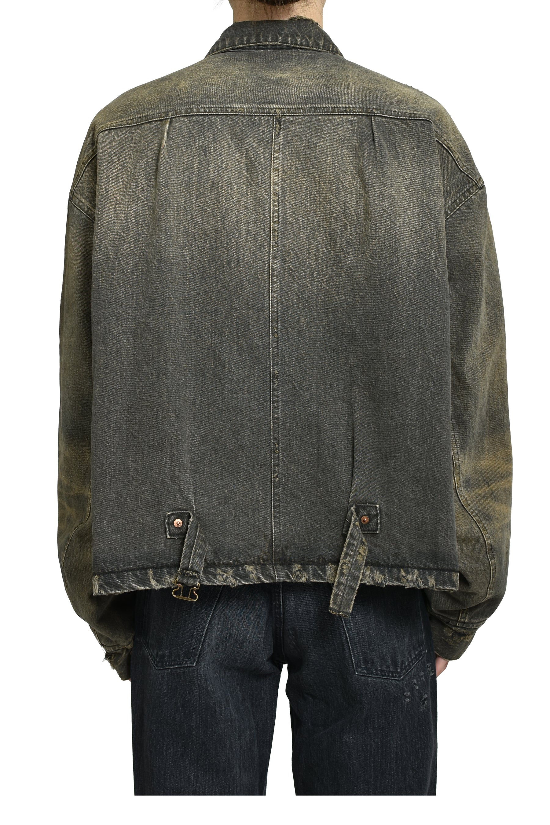 DENIM WORK BLOUSON / BLK