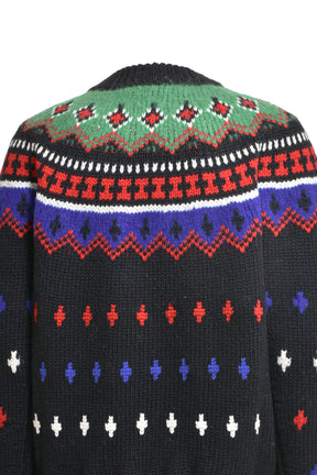 MONCLER CREW NECK / BLK MULTI 999