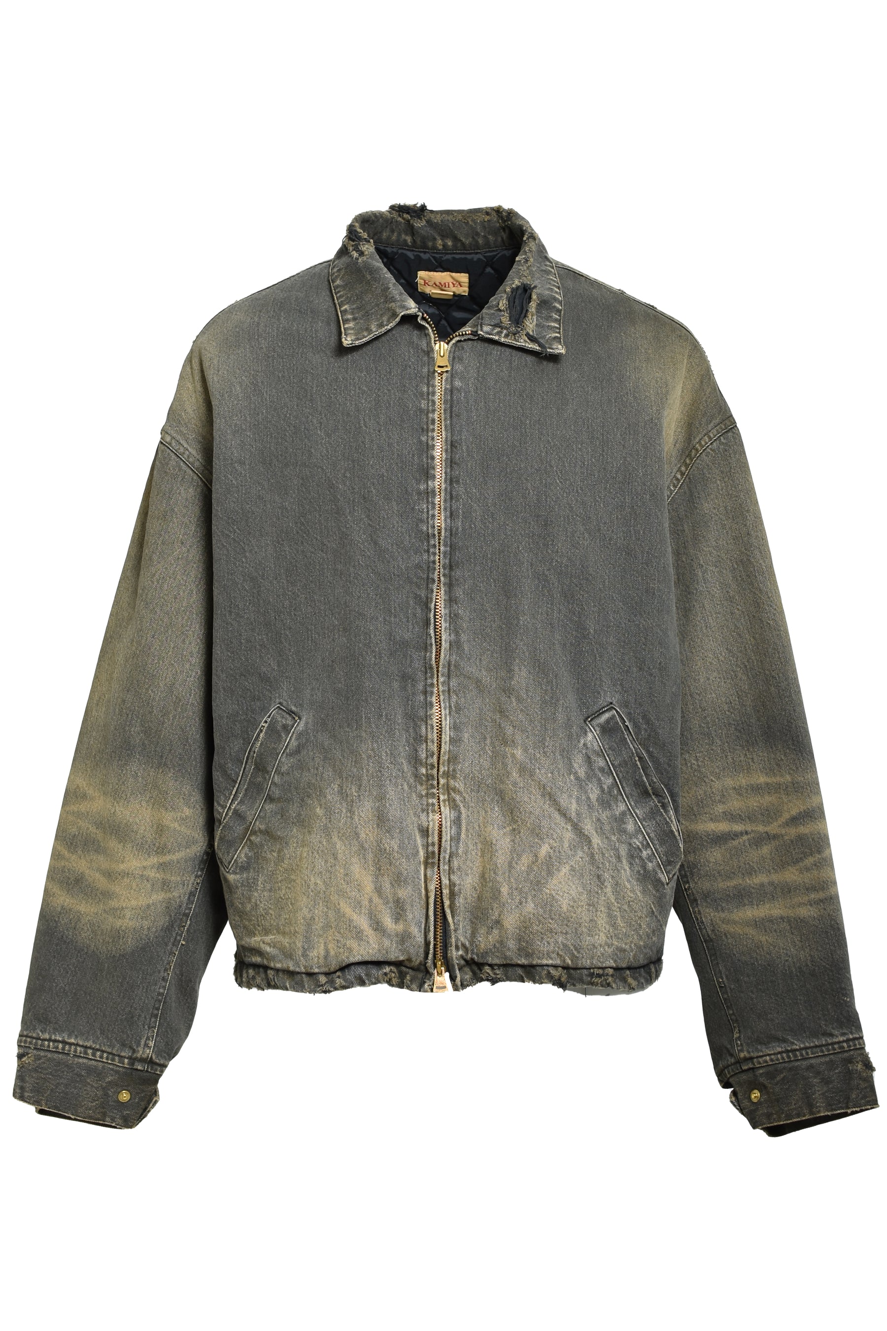 DENIM WORK BLOUSON / BLK