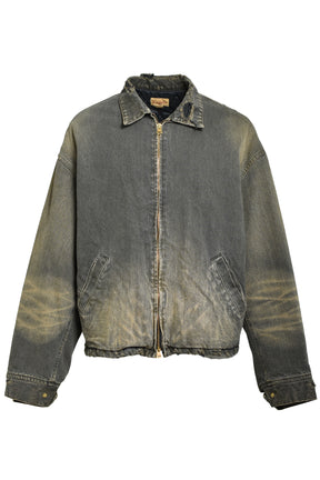 DENIM WORK BLOUSON / BLK