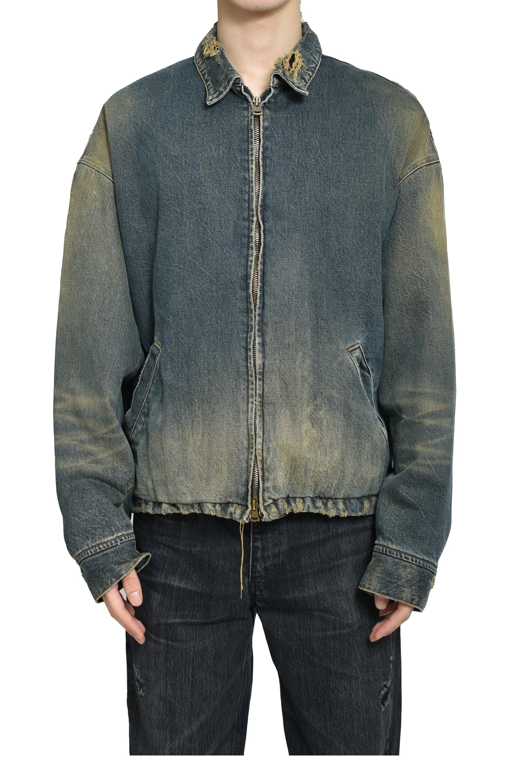 DENIM WORK BLOUSON / IND 