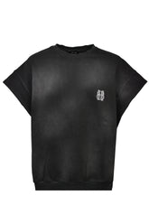 BH LOGO NO SLEEVE SS SWEAT / BLK