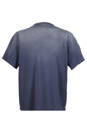 BAPE_SS T-SHIRT/FADE AWAY LV / NVY