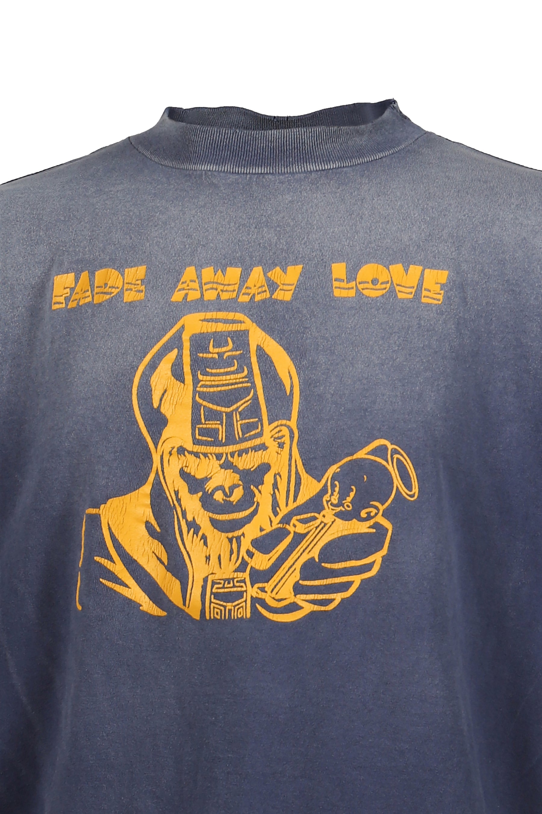 BAPE_SS T-SHIRT/FADE AWAY LV / NVY