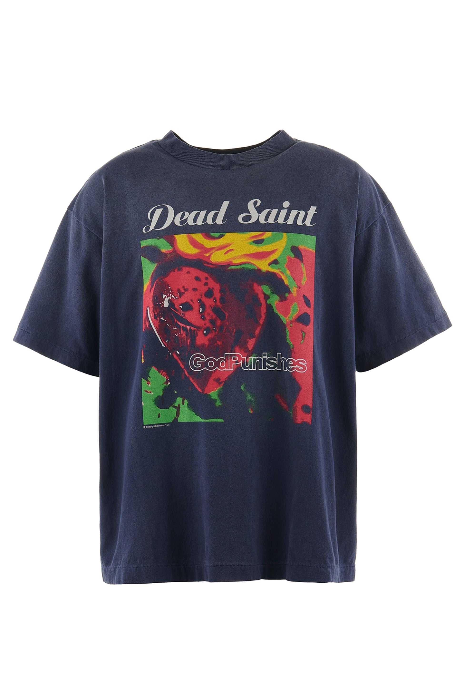 SAINT Mxxxxxx SS TEE/DEAD SAINT / NVY