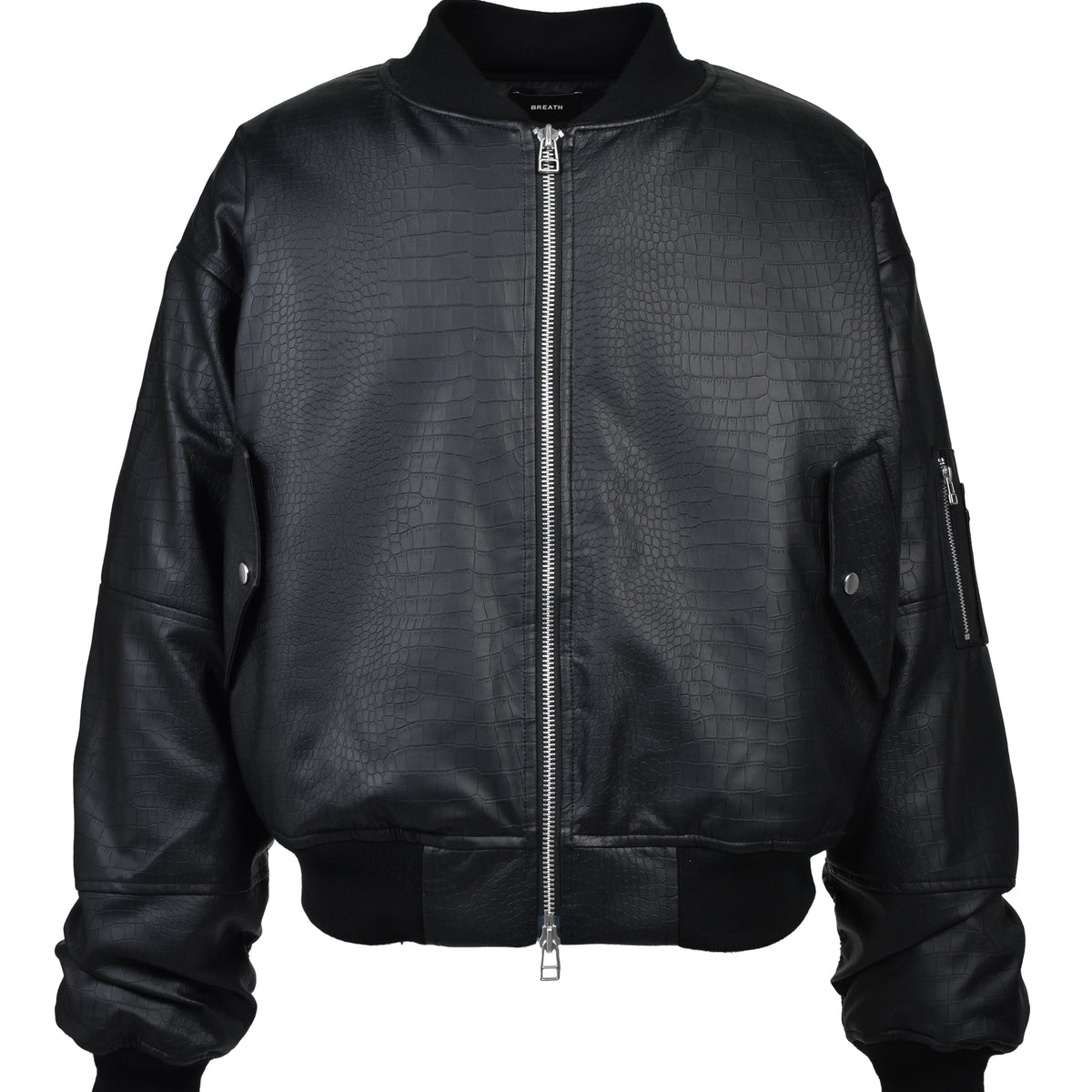 ジャケット・アウター BREATH FAUX LEATHER BOMBER JACKET 完売品 ✨️ BREATH FAUX LEATHER BOMBER JACKET 【公式通販】