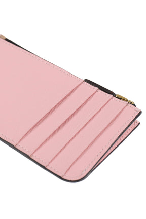 ZIPPED CARD HOLDER / CINDER ROSE POMPEI CHOCOLATE