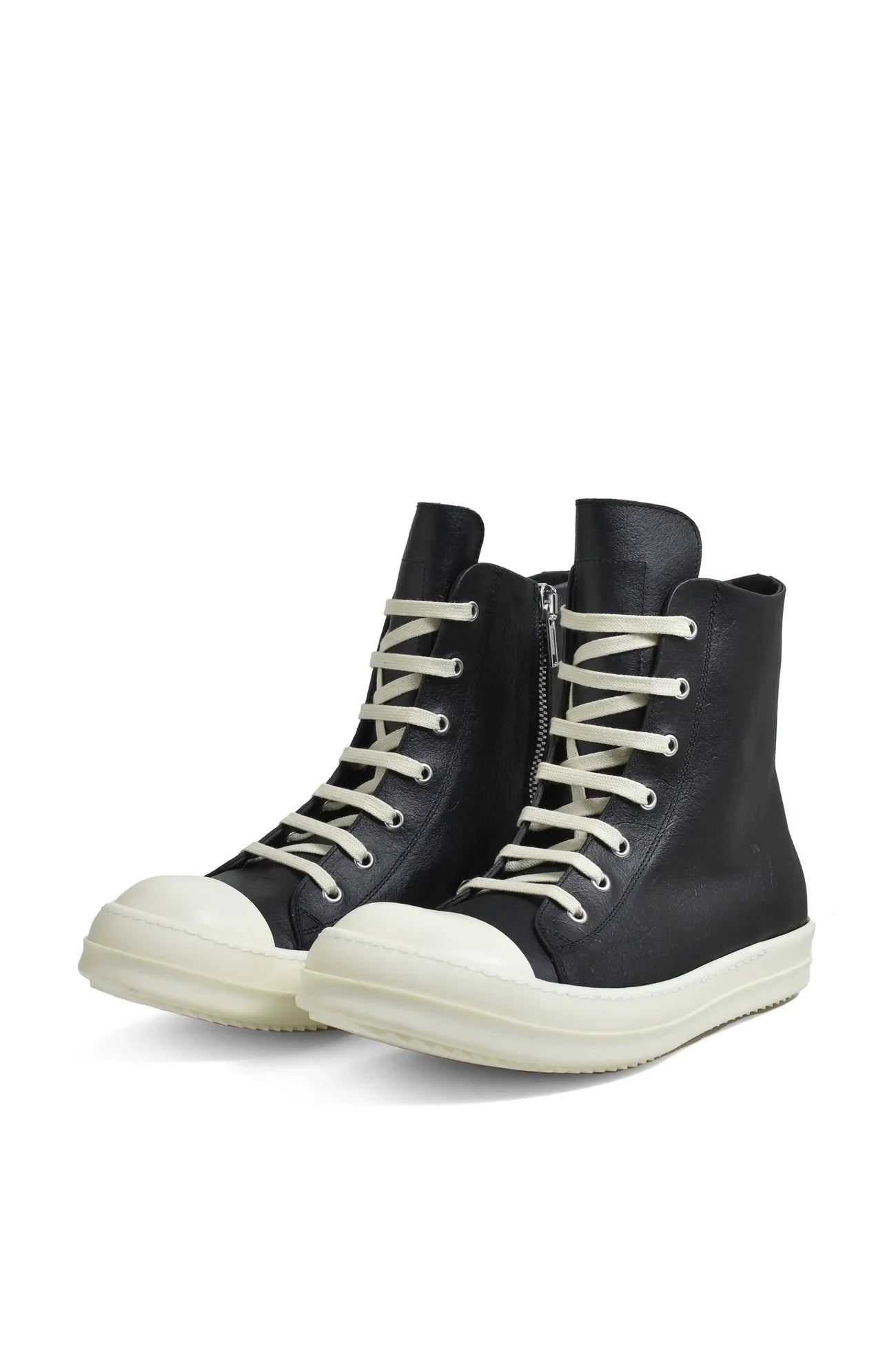 Rick Owens リックオウエンス SS26 TEMPLE SNEAKERS / BLACK/MILK/MILK Rick Owens リックオウエンス SS26 TEMPLE SNEAKERS / BLACK/MILK/MILK