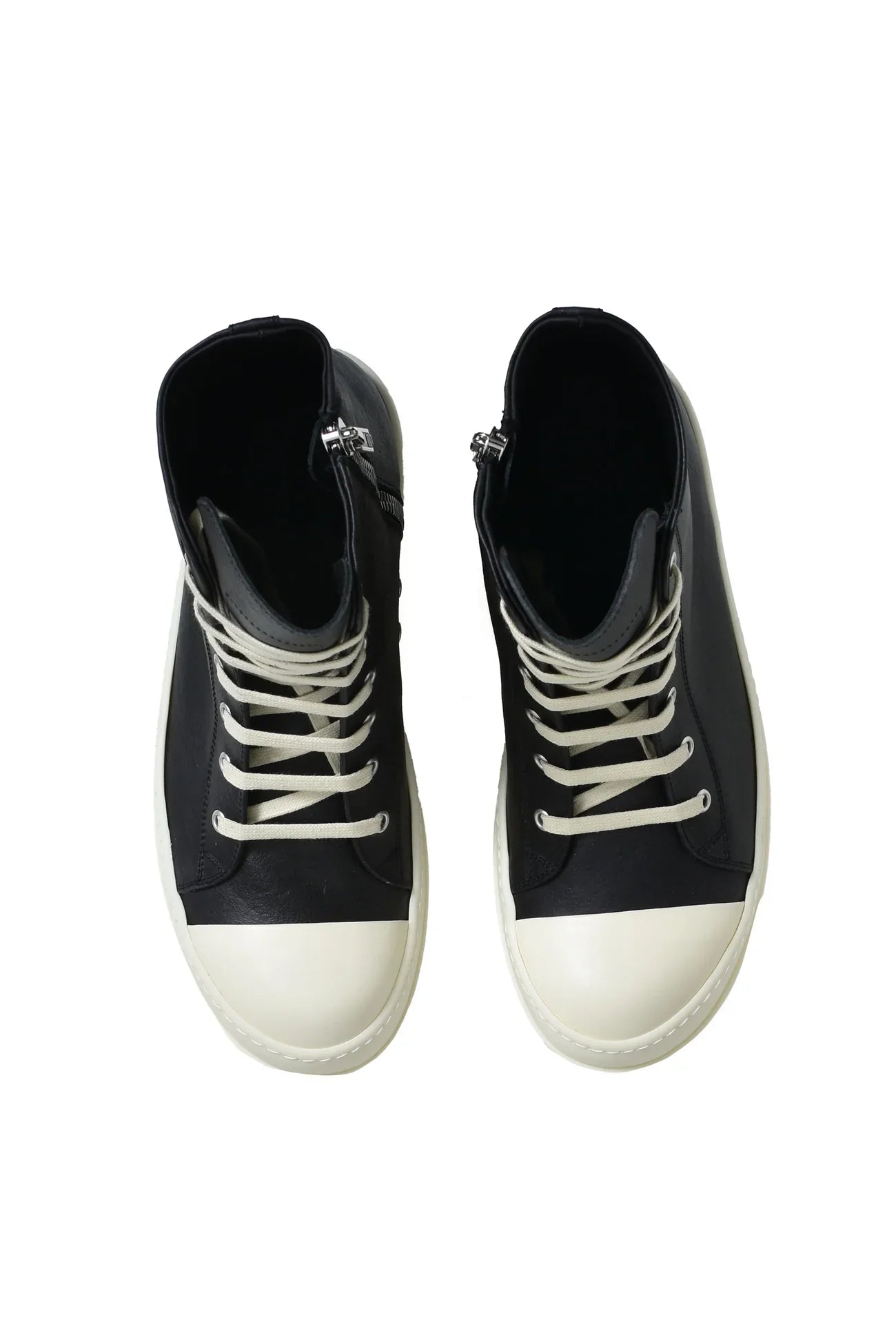 Rick Owens リックオウエンス SS26 TEMPLE SNEAKERS / BLACK/MILK/MILK Rick Owens リックオウエンス SS26 TEMPLE SNEAKERS / BLACK/MILK/MILK
