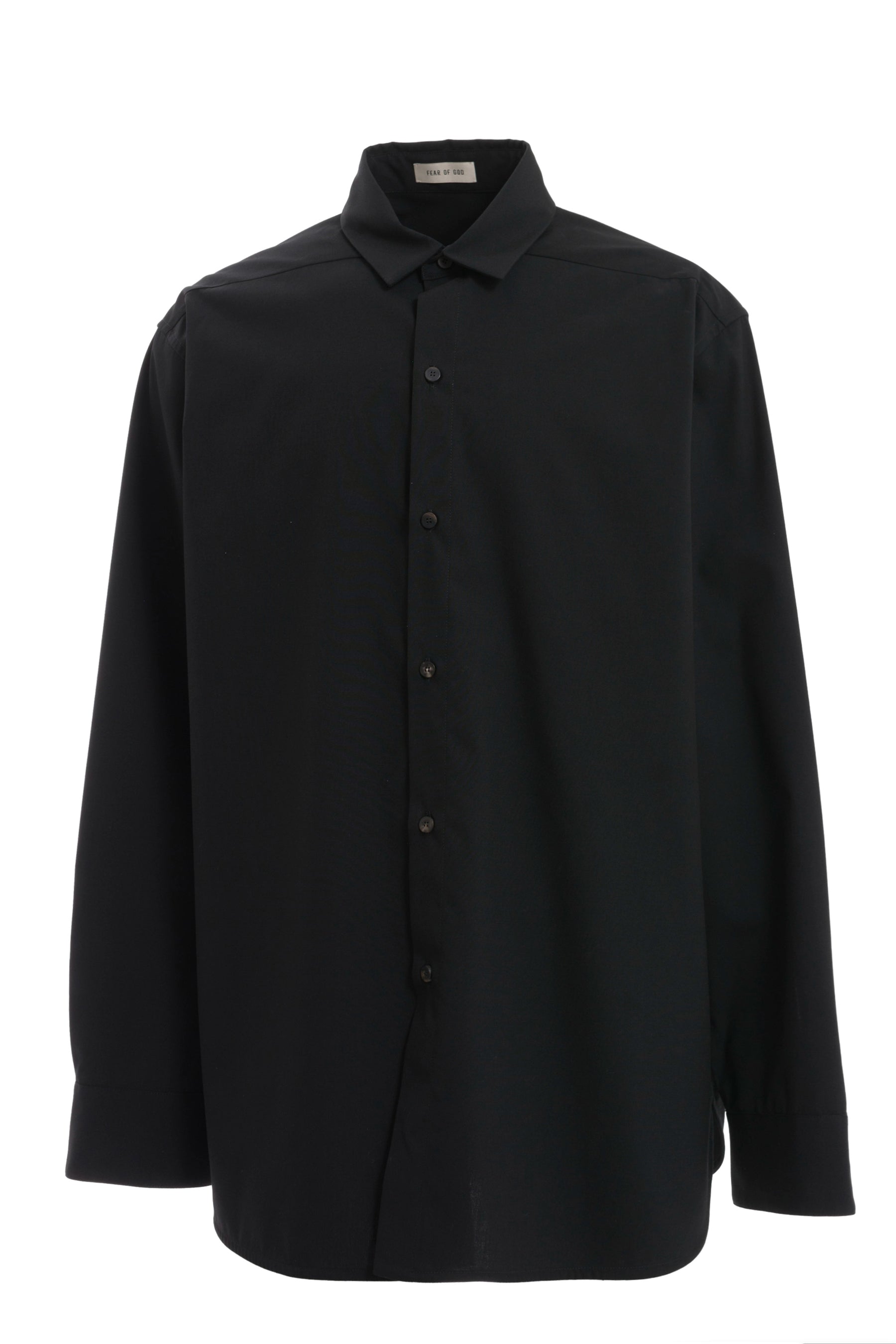 Fear of God FW22 ETERNAL BUTTON FRONT SHIRT / BLK - NUBIAN