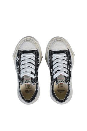 PETERSON23 EMBELLISHED LOW CANVAS / BLK