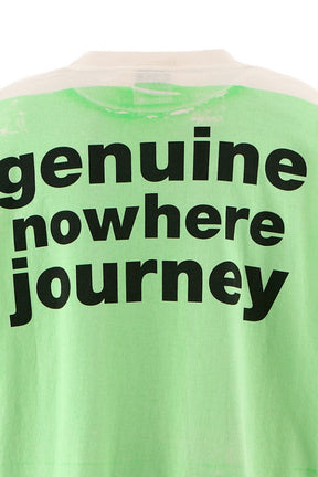 BAPE_SS TEE/HANDPRINT/WHT+GRN / WHT X GRN