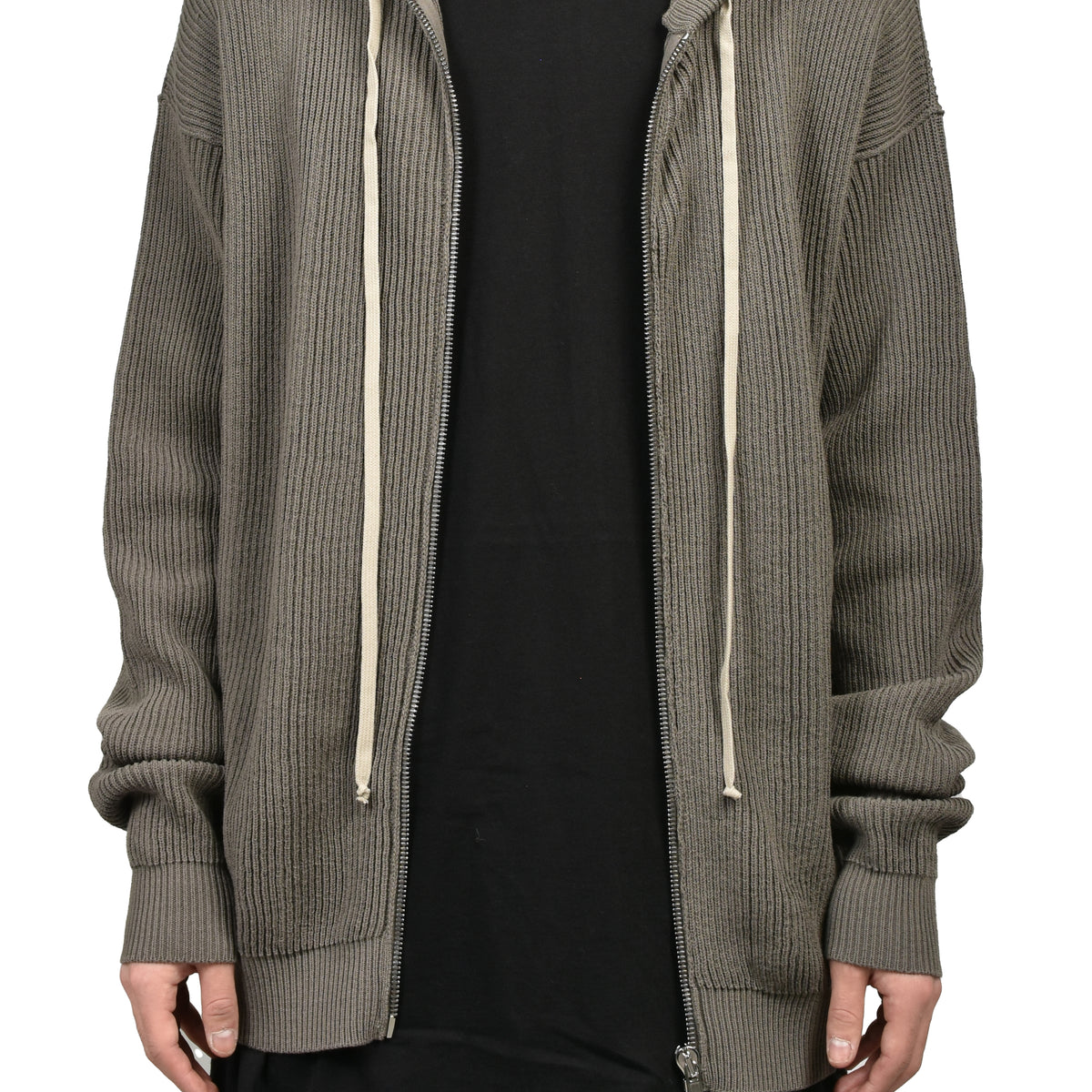 Rick Owens リック オウエンス SS26 ZIPPED HOODIE / DUST - NUBIAN