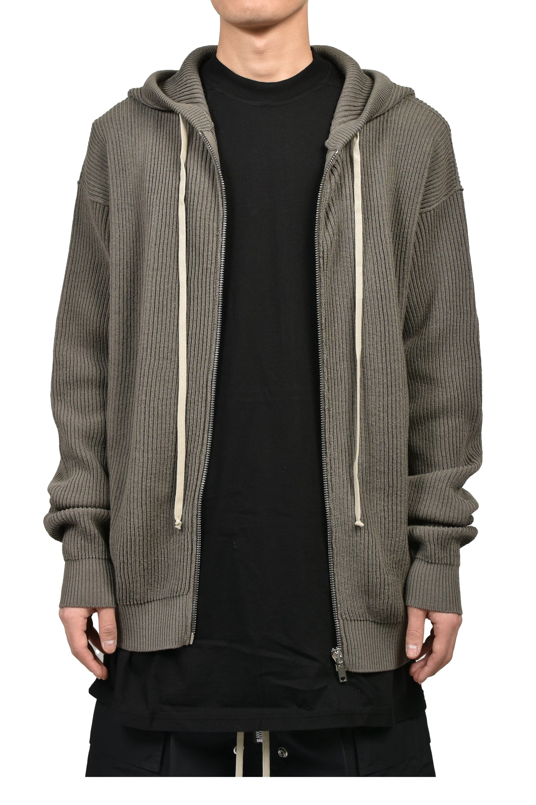 リックオウエンス　クロストップス Rick Owens X Champion Mountain Hoodie | Black | FARFETCH