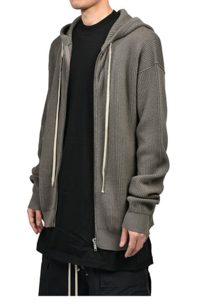 Rick Owens リック オウエンス SS26 ZIPPED HOODIE / DUST - NUBIAN