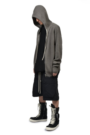 ZIPPED HOODIE / DUST
