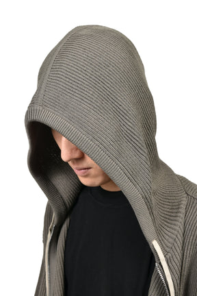 ZIPPED HOODIE / DUST